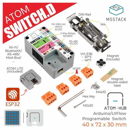 Kit de relais à 2 canaux ATOM HUB SwitchD