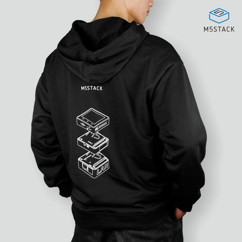 M5Stack Hoodie - Black - OpenELAB