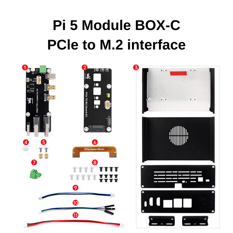 Raspberry Pi 5 multi-interface expansion board supports dual 4K HD output - OpenELAB