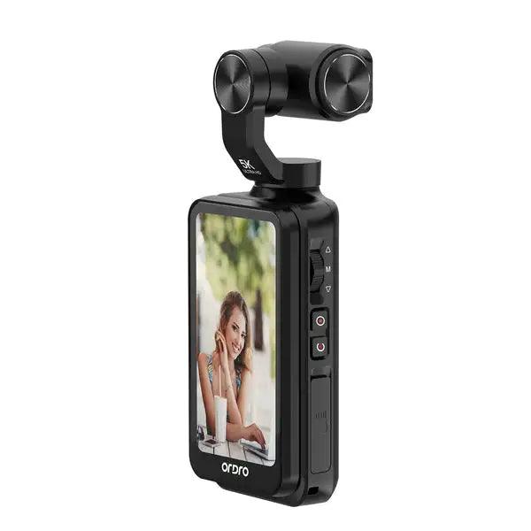 Ordro M5 5K Vlog Camera with Gimbal & 3.5" Screen