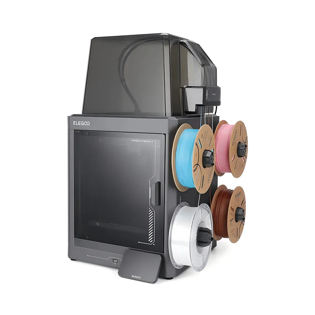 Four-spool CANVAS setup on ELEGOO Centauri Carbon 2 Combo