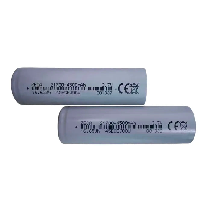OpenELAB 2-pack 3C INR 21700 akku 4500mAh 3.7V Max 13.5A ulostulo