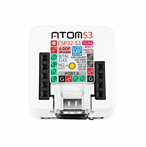 M5Stack ATOMS3 Dev Kit w/ 0.85-inch Screen - OpenELAB