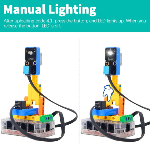 Kit SmartBinsite di blocchi elettronici Kidsbits STEM con scheda PICO