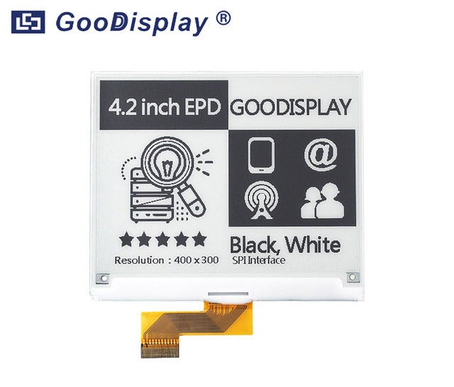 4.2-inch E-Ink High Rate Refresh E-Paper 400x300 SPI-03