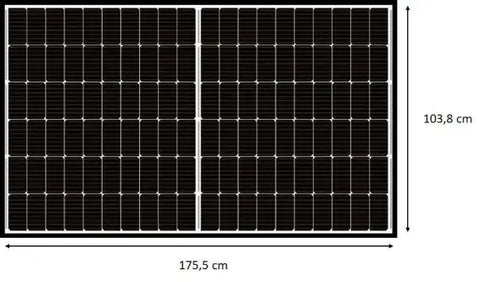 SunLit Austa Solar Module 380 Watt AU380-30V-MH