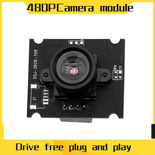 480P USB Camera Module Standard UVC Protocol Drive Free