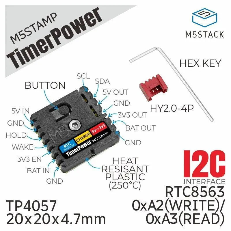 M5Stamp Timer Power (BM8563)