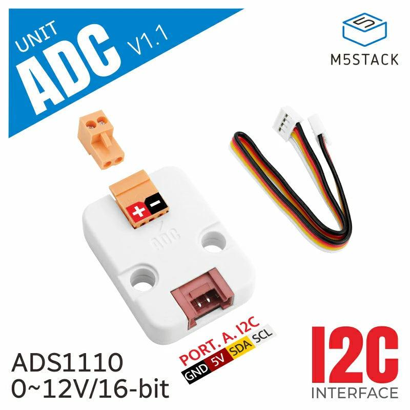 Unidad ADC I2C v1.1 (ADS1110)