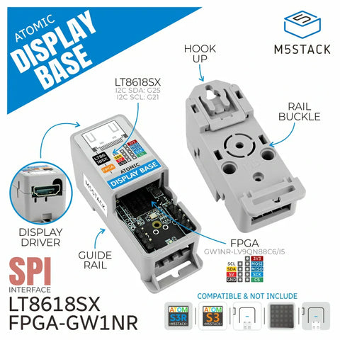 M5Stack ATOMIC Display Base (GW1NR)