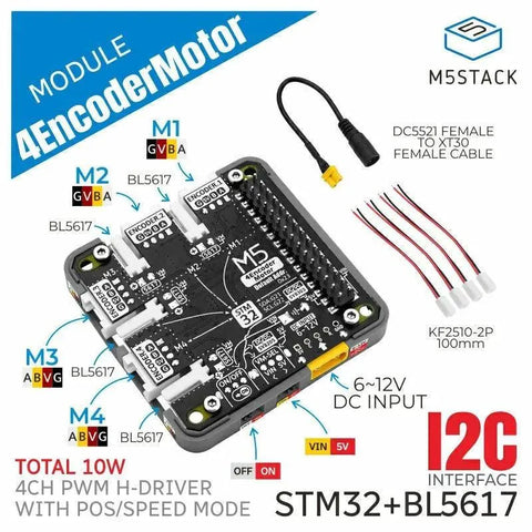 4-Channel Encoder Motor Driver Module