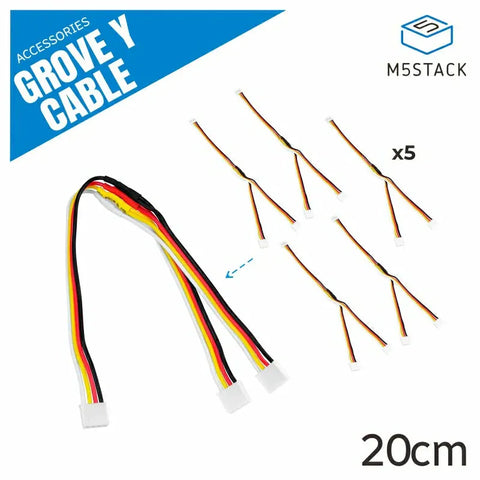 M5Stack Grove Y Cable 20cm (5pcs)