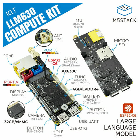 M5Stack LLM630 Compute Kit (AX630C)