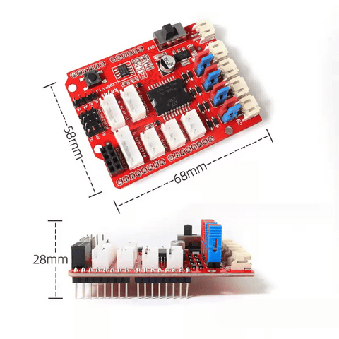 OpenELAB L298P Motor Shield DC Motor Driver Expansion Board