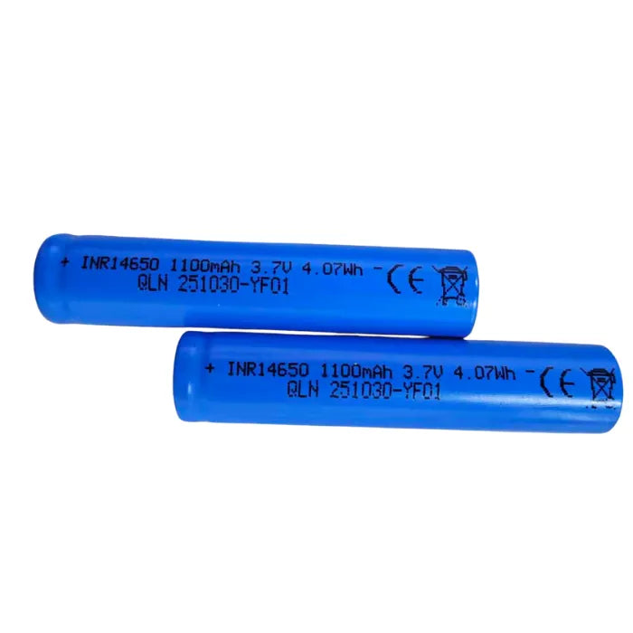 OpenELAB 2-pack INR 14650 akku 1100mAh 3.7V Max 5C ulostulo