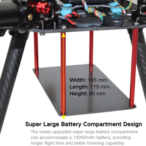 ZD550 550mm 4-axis Drone with 2kg Payload - OpenELAB