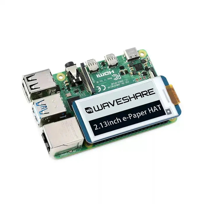 Waveshare 2.13 inch E-Ink Display 250x122 E-Paper Hat for Raspberry Pi product image 4