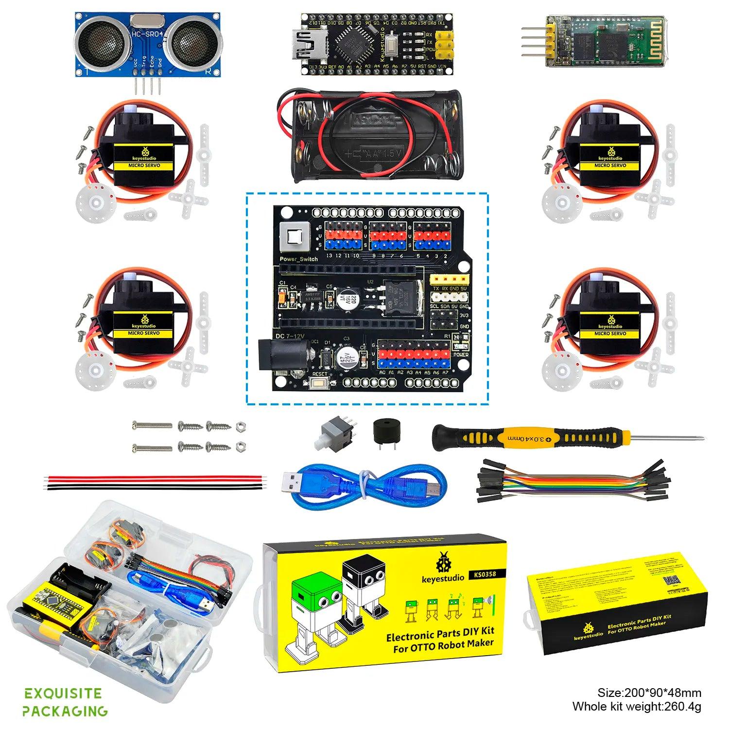 Keyestudio Electronic Parts DIY Project Starter Kit for Arduino - OpenELAB