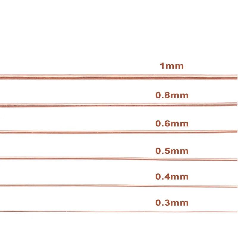 5/10M Pure Copper Wire T2 Copper Coil Conductive Copper Wire - OpenELAB