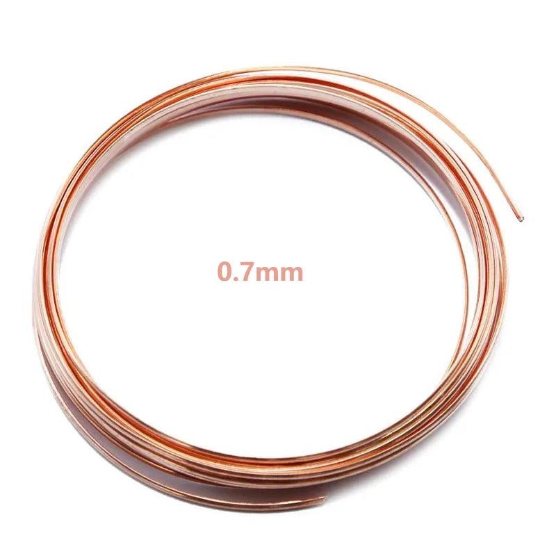 5/10M Pure Copper Wire T2 Copper Coil Conductive Copper Wire - OpenELAB