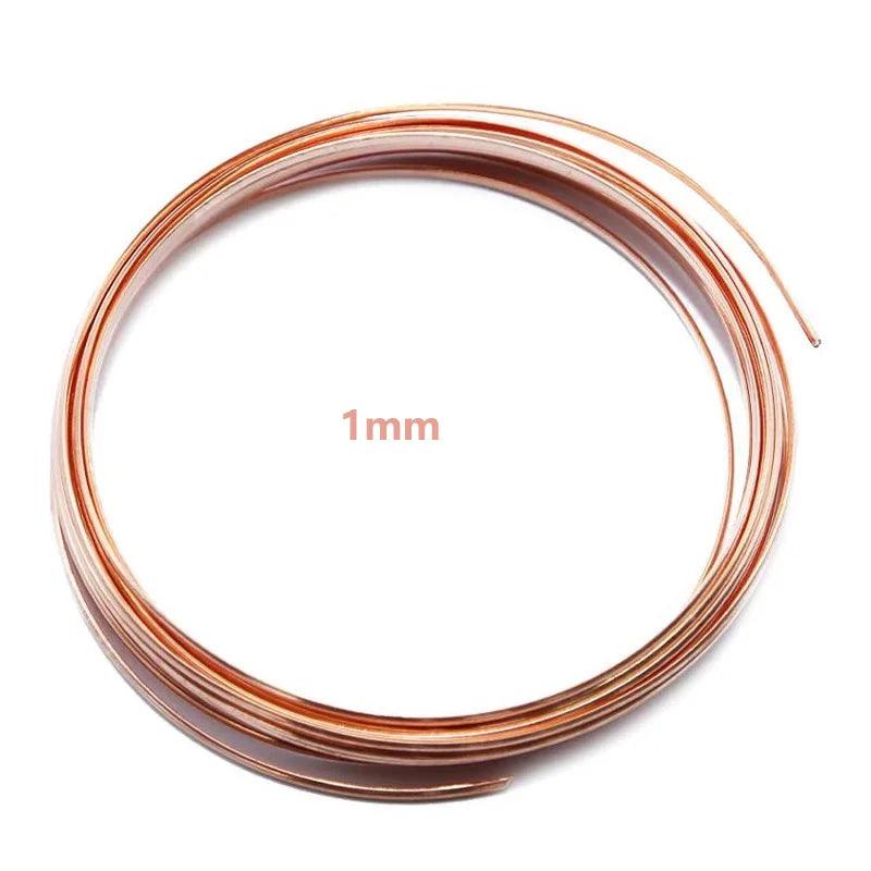 5/10M Pure Copper Wire T2 Copper Coil Conductive Copper Wire - OpenELAB