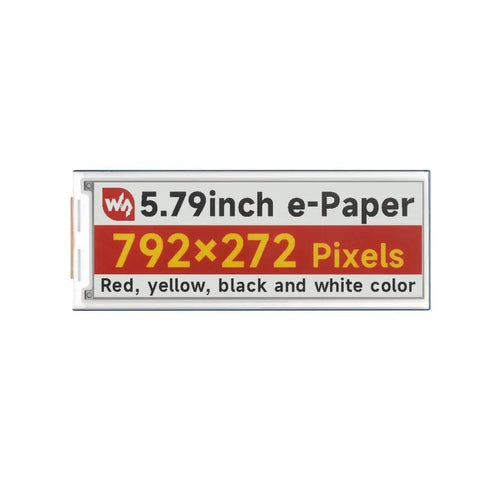 Waveshare 5.79 inch 4 Color Raw E-Ink Display 792x272 E-Paper - OpenELAB