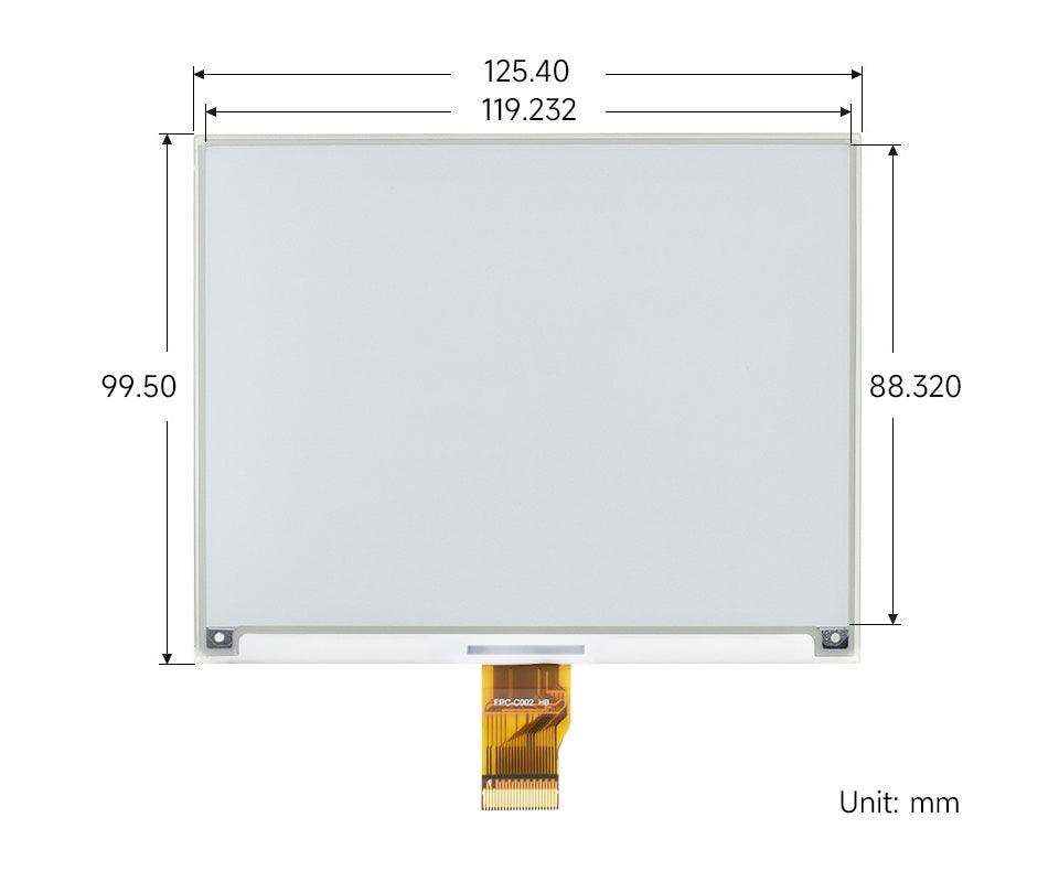 Waveshare 5.83 inch E-Ink E-Paper for Raspberry Pico - OpenELAB