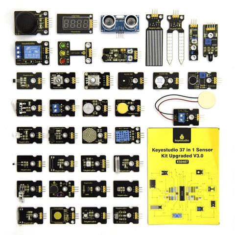 Keyestudio 37 in 1 Sensor Kit Upgrade V3.0 with Gift Box - OpenELAB