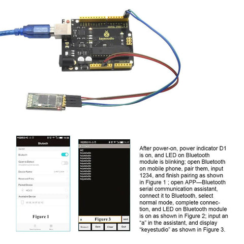 Módulo Bluetooth inalámbrico OpenELAB HC-06