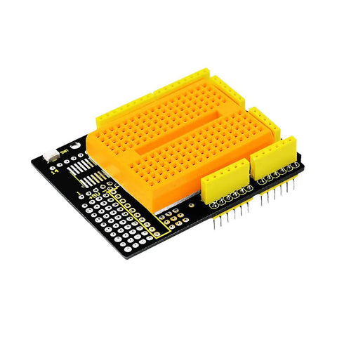 Keyestudio Protoshield for Arduino with Mini Breadboard - OpenELAB