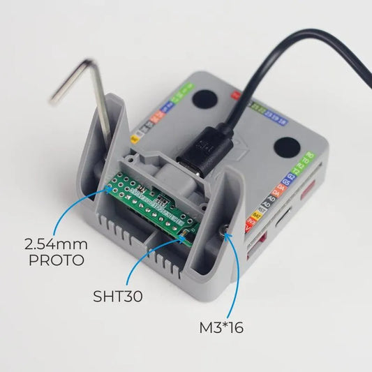 Base debout BTC pour M5 Core avec SHT30