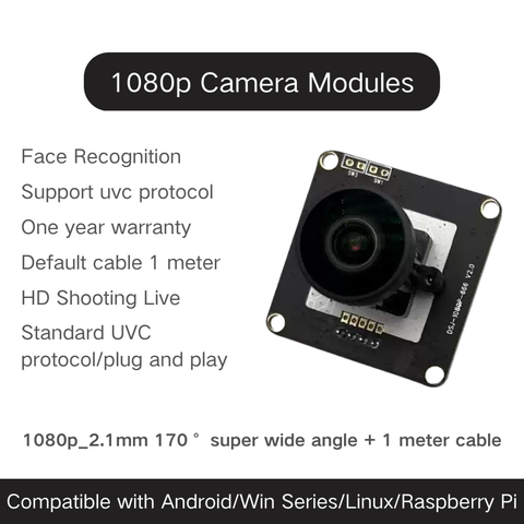 Módulo de cámara gran angular USB 1080P 1080P OV2710