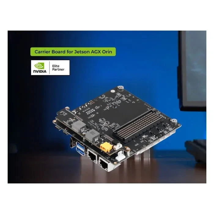 Seeed Studio reComputer Mini J501 Carrier Board for Jetson AGX Orin white background complete kit image