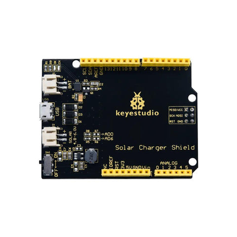 Keyestudio Solar Charger Shield for Arduino Solar Panel Solar Cell - OpenELAB