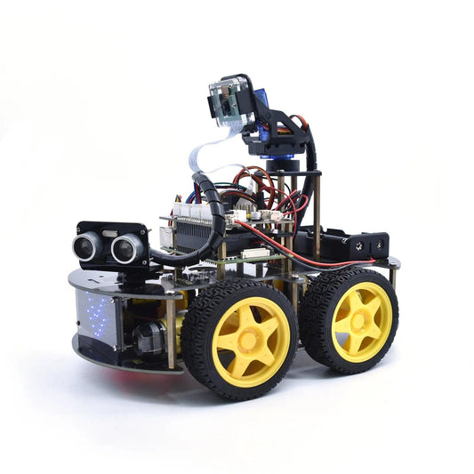 Kit de robot de coche inteligente Raspberry Pi+Módulo de cámara de 5 megapíxeles