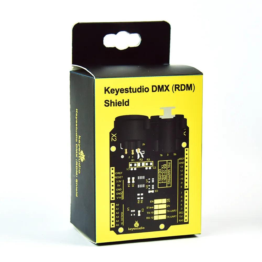 Keyestudio DMX (RDM)Shield Control Speakers Light Smoke Machine - OpenELAB