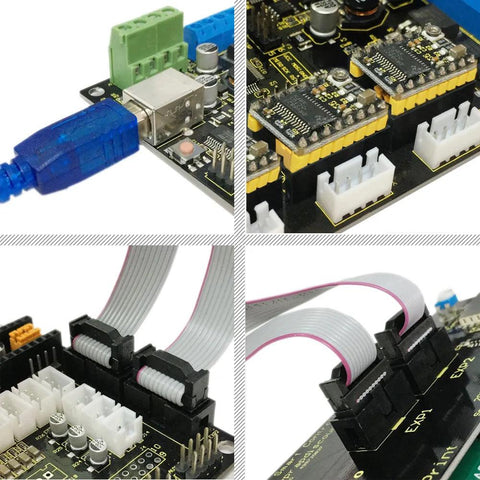 OpenELAB 3D-Drucker-Kit MKS GEN V1.2 + 2004LCD+ 5x8825 + USB + Adapter