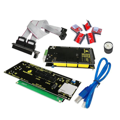 Kit de impresora 3D OpenELAB RAMPS1.4 + Mega2560 + 5x A4988 + LCD 2004