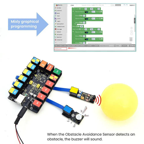 Módulo Zumbador Activo EASY PLUG RJ11 - OpenELAB