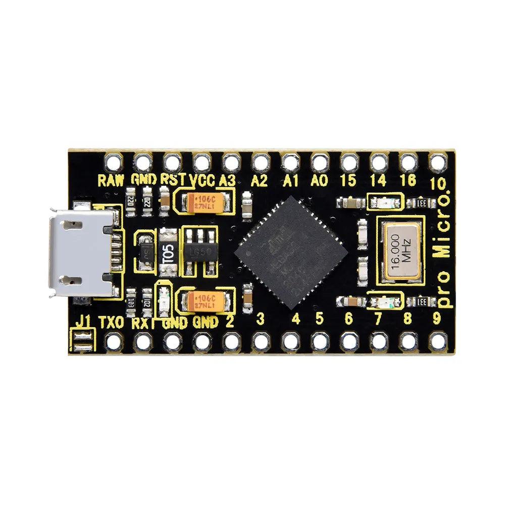 Keyestudio PRO MICRO 5V 16MHZ Dev Board For Arduino - OpenELAB