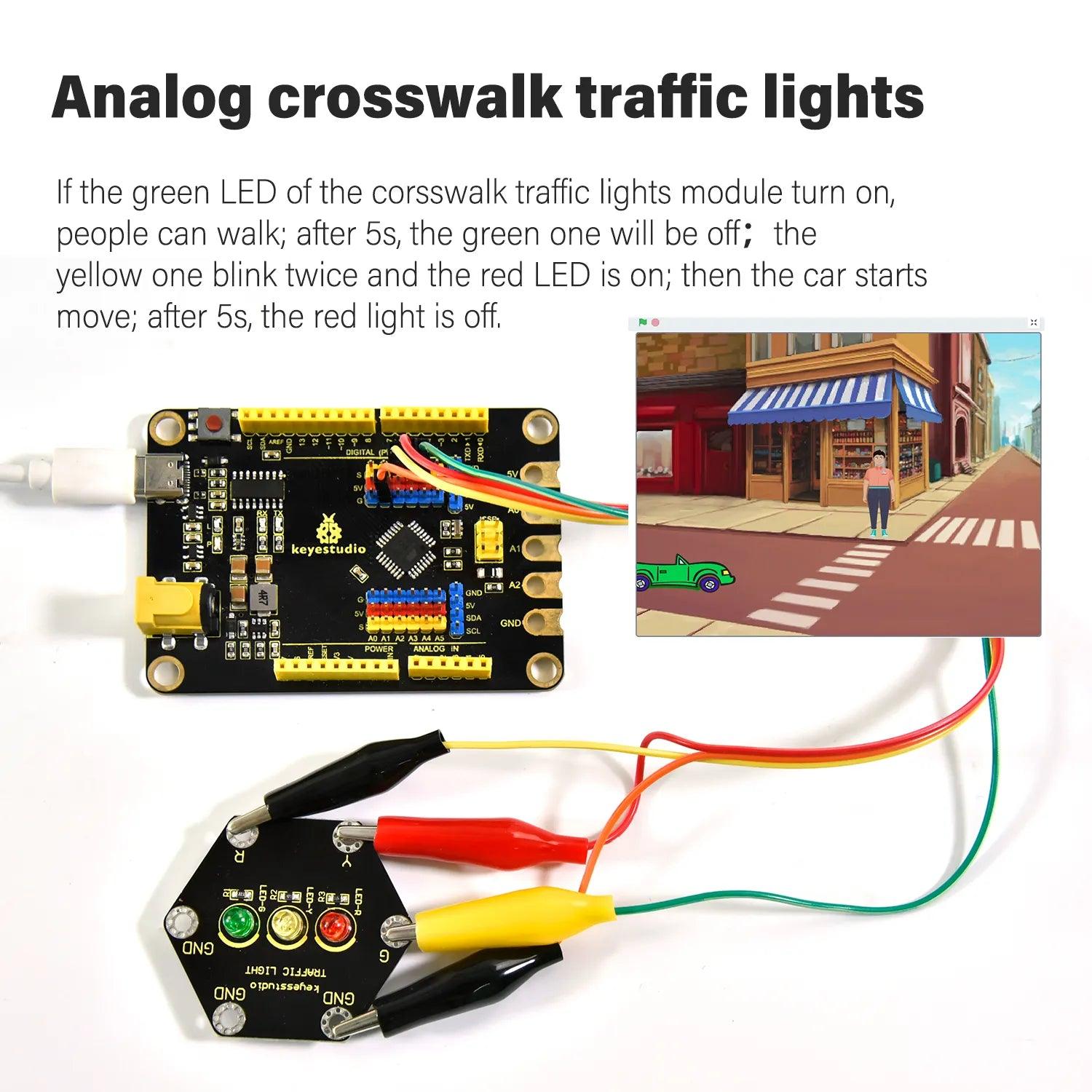 Keyestudio Honeycomb DIY STEM Project Kit for Arduino - OpenELAB