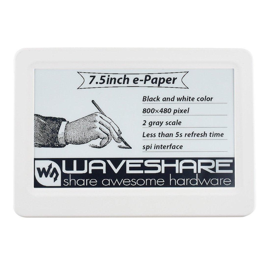 Waveshare 7.5 inch NFC-Powered e-Paper No Battery