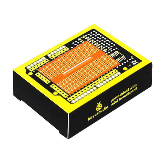 Keyestudio Protoshield for Arduino with Mini Breadboard - OpenELAB