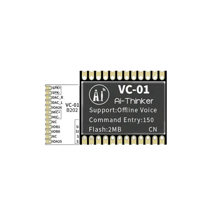 Offline Voice Based Module Ai-Thinker VC-01 Intelligent Offline Voice Module – OpenELAB Technology ...