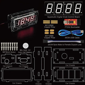Keyestudio Electronic Smart Clock Kit for Arduino - OpenELAB