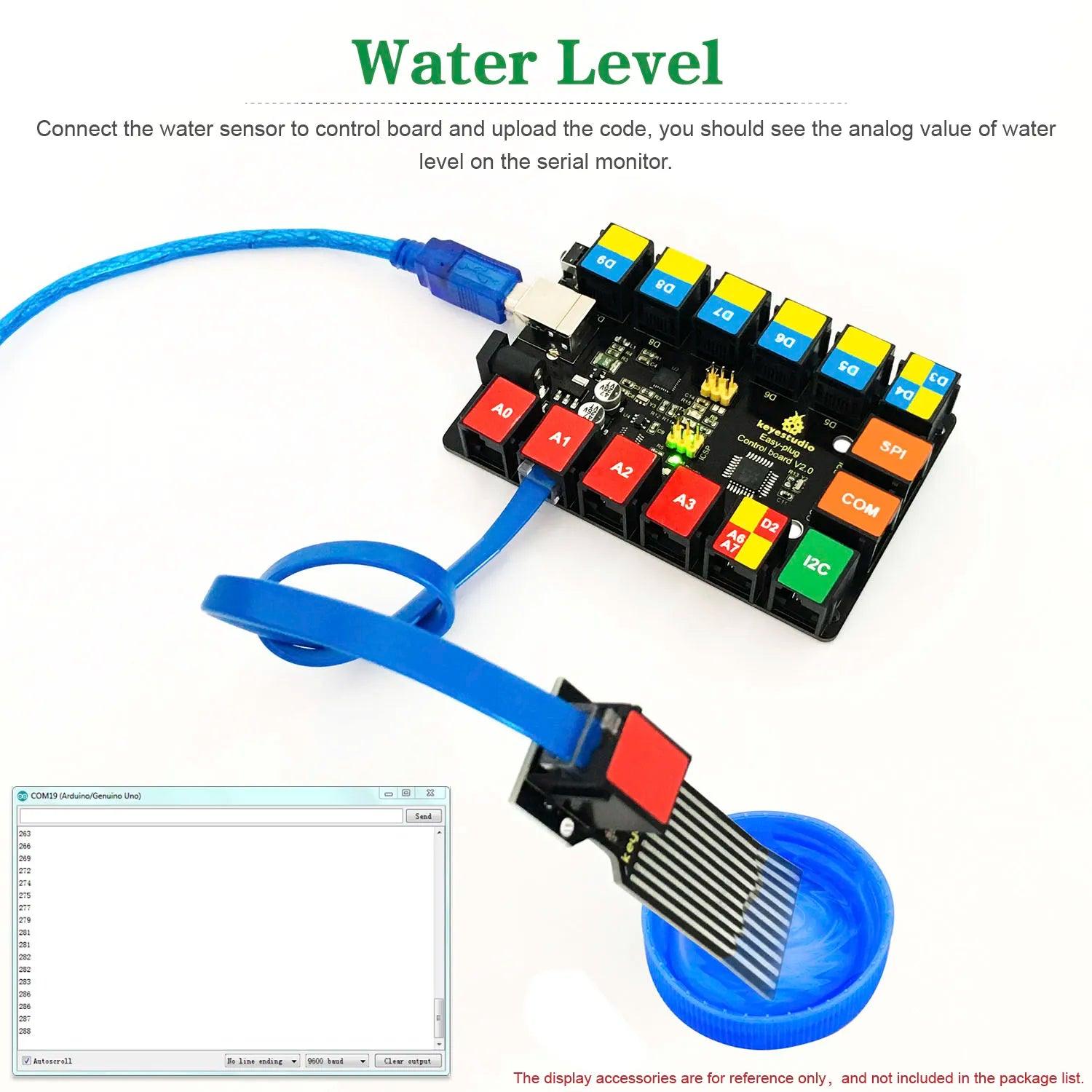 Keyestudio EASY PLUG Sensor Learning Kit for Arduino - OpenELAB