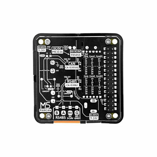 M5Stack PWRCAN 13.2 Module with Isolated 2-Ch CAN & 1-Ch RS485 - OpenELAB