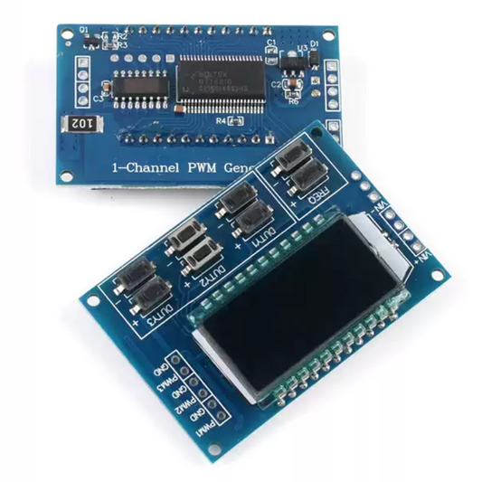 Generador de señal PWM Frecuencia de pulso Ciclo de trabajo Módulo ajustable Pantalla LCD