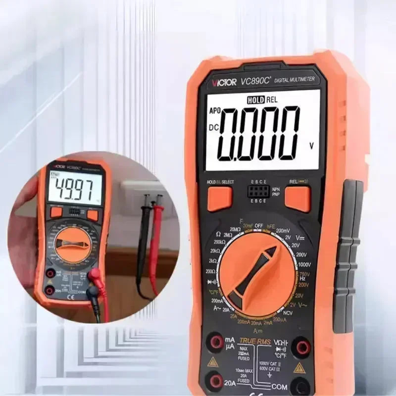 Victor True Rms Multimeters VICTOR VC890C+ True RMS Digital DMM Multimeter – OpenELAB Technology Ltd.
