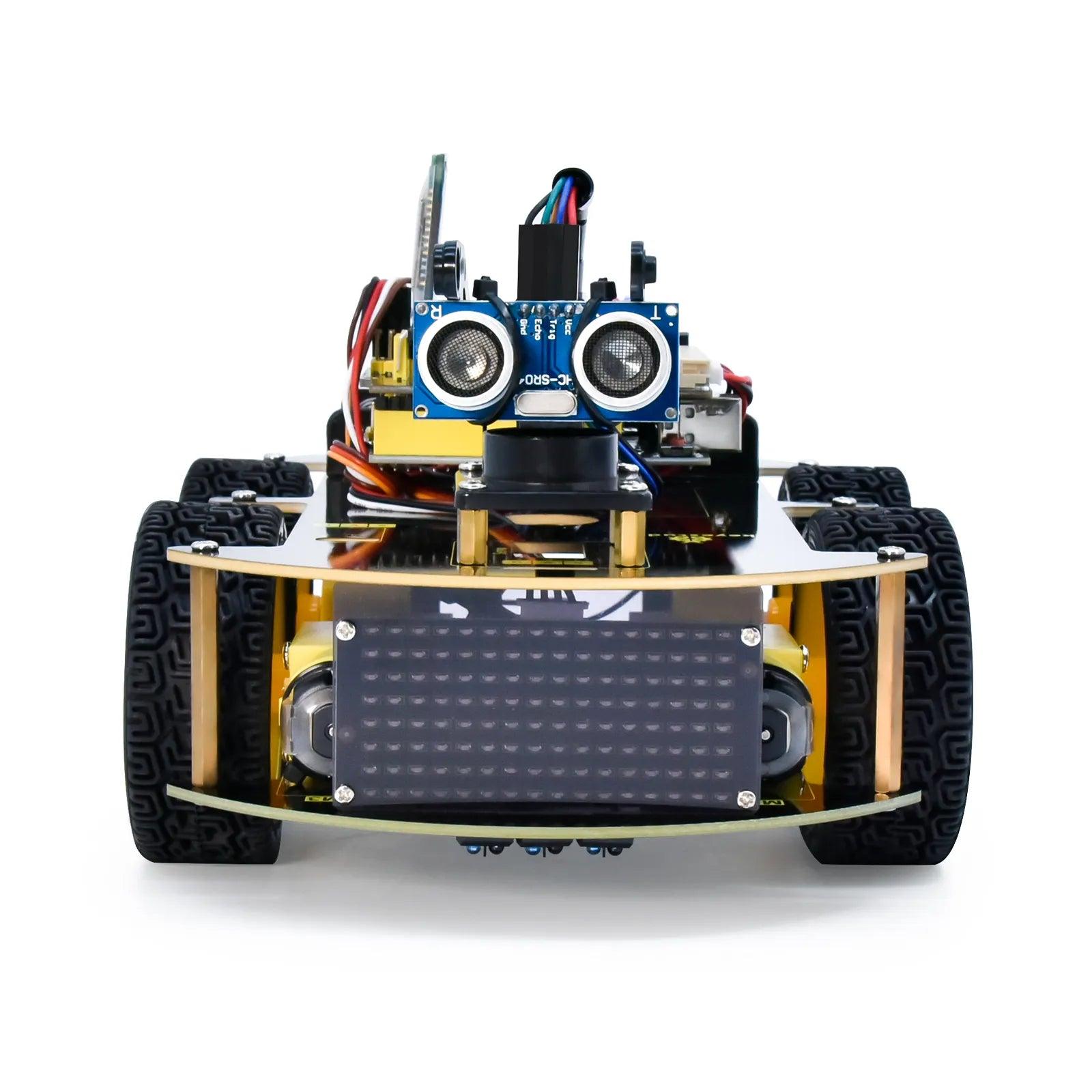 Keyestudio Upgraded 4WD BT Multi-purpose Smart Car V2 - OpenELAB